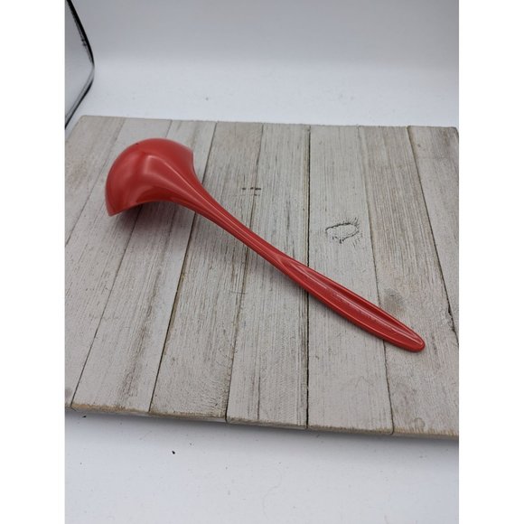 Hutzler Solid Serving Ladle Soup Spoon Melamine 11" Red No 525 - Picture 4 of 6